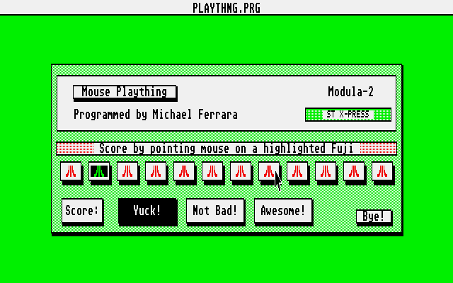 Mouse Plaything atari screenshot