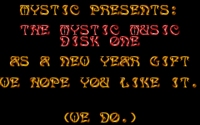 Mystic Music Disk One atari screenshot