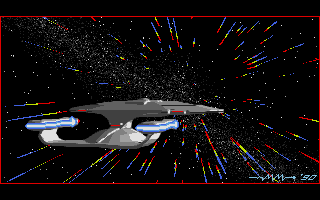 NCC-1701-D In-Warp Demo atari screenshot