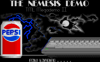Nemesis Demo atari screenshot