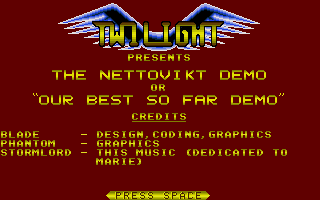 Nettovikt Demo (The) atari screenshot