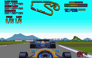 Nigel Mansell's World Championship atari screenshot