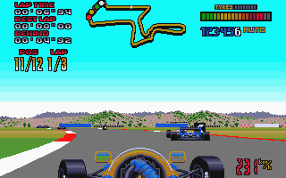 Nigel Mansell's World Championship atari screenshot