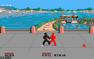 Ninja Mission atari screenshot
