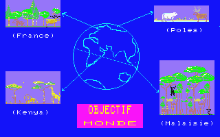 Objectif Monde 1 atari screenshot