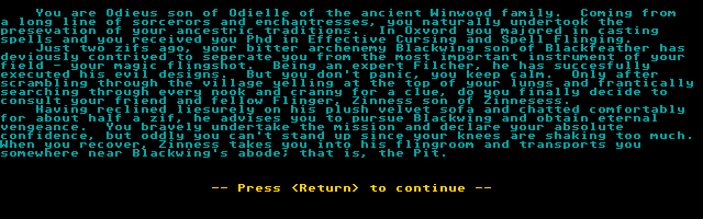 Odieus Quest for the Magic Flingshot atari screenshot