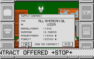 Oil Imperium atari screenshot