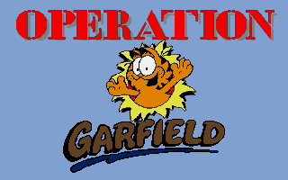 Operation Garfield atari screenshot