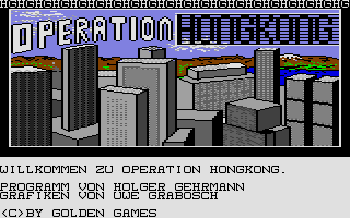 Operation Hongkong atari screenshot