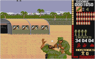 Operation Wolf atari screenshot
