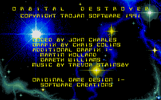 Orbital Destroyer atari screenshot