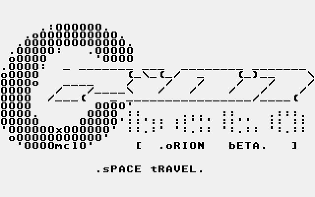 Orion Beta atari screenshot