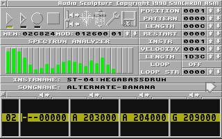 Overdrive Demo (The) atari screenshot