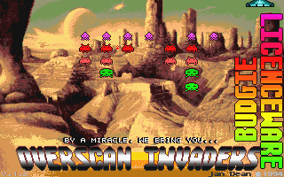 Overscan Invaders atari screenshot