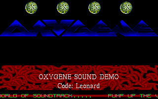 Oxygène Sound Demo atari screenshot