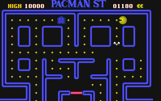 Pacman ST atari screenshot