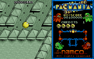 Pac-Mania atari screenshot