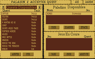 Paladin II atari screenshot