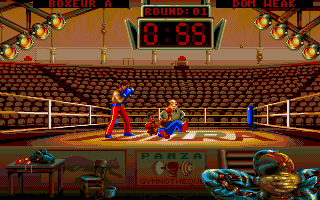 Panza Kick Boxing atari screenshot