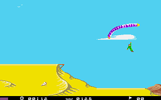 Paragliding atari screenshot