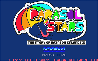 Parasol Stars - The Story of Rainbow Islands II atari screenshot