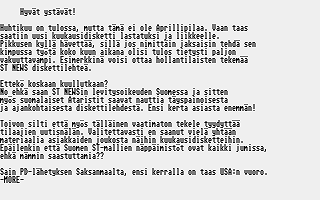 PD-Palvelu Kuukausilevyke 1989 / 03 atari screenshot