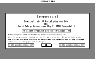 PD-Palvelu Kuukausilevyke 1989 / 03 atari screenshot