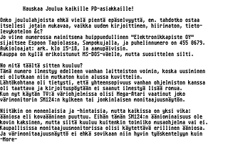 PD-Palvelu Kuukausilevyke 1989 / 12 atari screenshot
