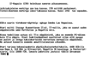 PD-Palvelu Kuukausilevyke 1990 / 02 atari screenshot