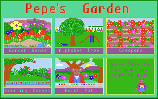 Pepe's Garden atari screenshot