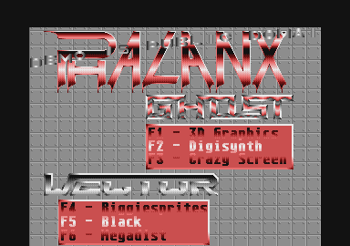 Phalanx Demo atari screenshot