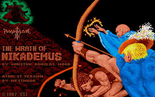 Phantasie III - The Wrath of Nikademus atari screenshot