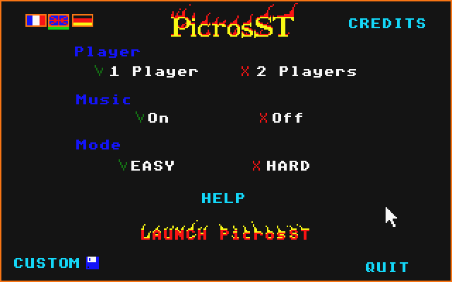 PicrossST atari screenshot