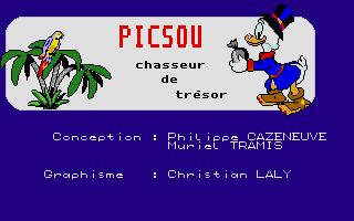 Picsou - Chasseur de Trésor atari screenshot