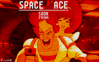 Picture and Sound Show - Space Ace atari screenshot