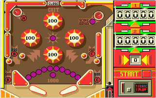 Pinball Magic atari screenshot
