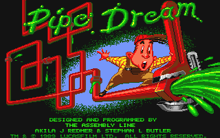 Pipe Dream atari screenshot