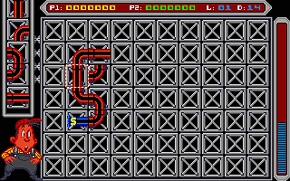 Pipe Mania atari screenshot