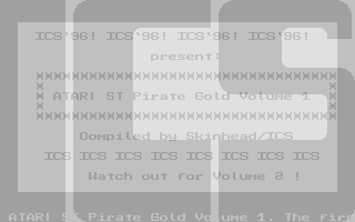Pirate Gold Volume I Intro atari screenshot
