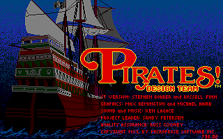 Pirates! atari screenshot