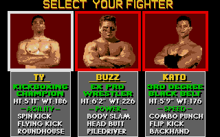 Pit-Fighter atari screenshot