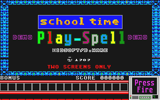 Play Spell atari screenshot