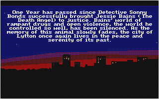 Police Quest II - The Vengeance atari screenshot