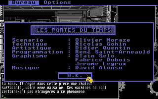 Portes du Temps (Les) atari screenshot