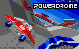 Powerdrome atari screenshot