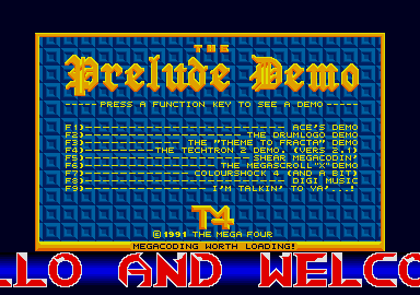Prelude Demo (The) atari screenshot