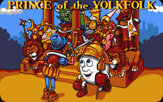 Prince of the Yolkfolk atari screenshot