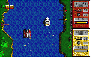 Pro Powerboat Simulator atari screenshot
