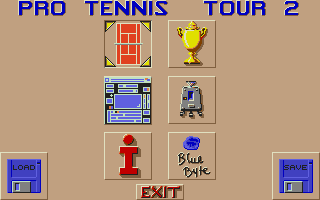Pro Tennis Tour II atari screenshot