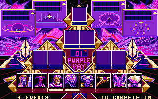 Purple Saturn Day atari screenshot